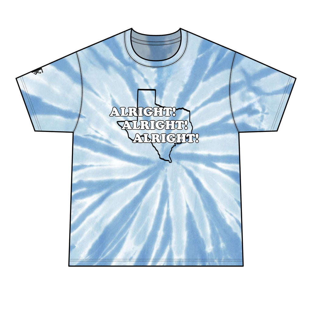 Texas 'Alright! Alright! Alright!' Texas Tie-Dye Tee