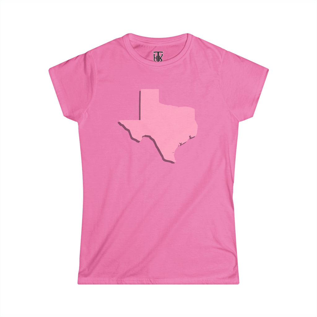 The HumbleKnight Texas Heart Tee – Pink Edition