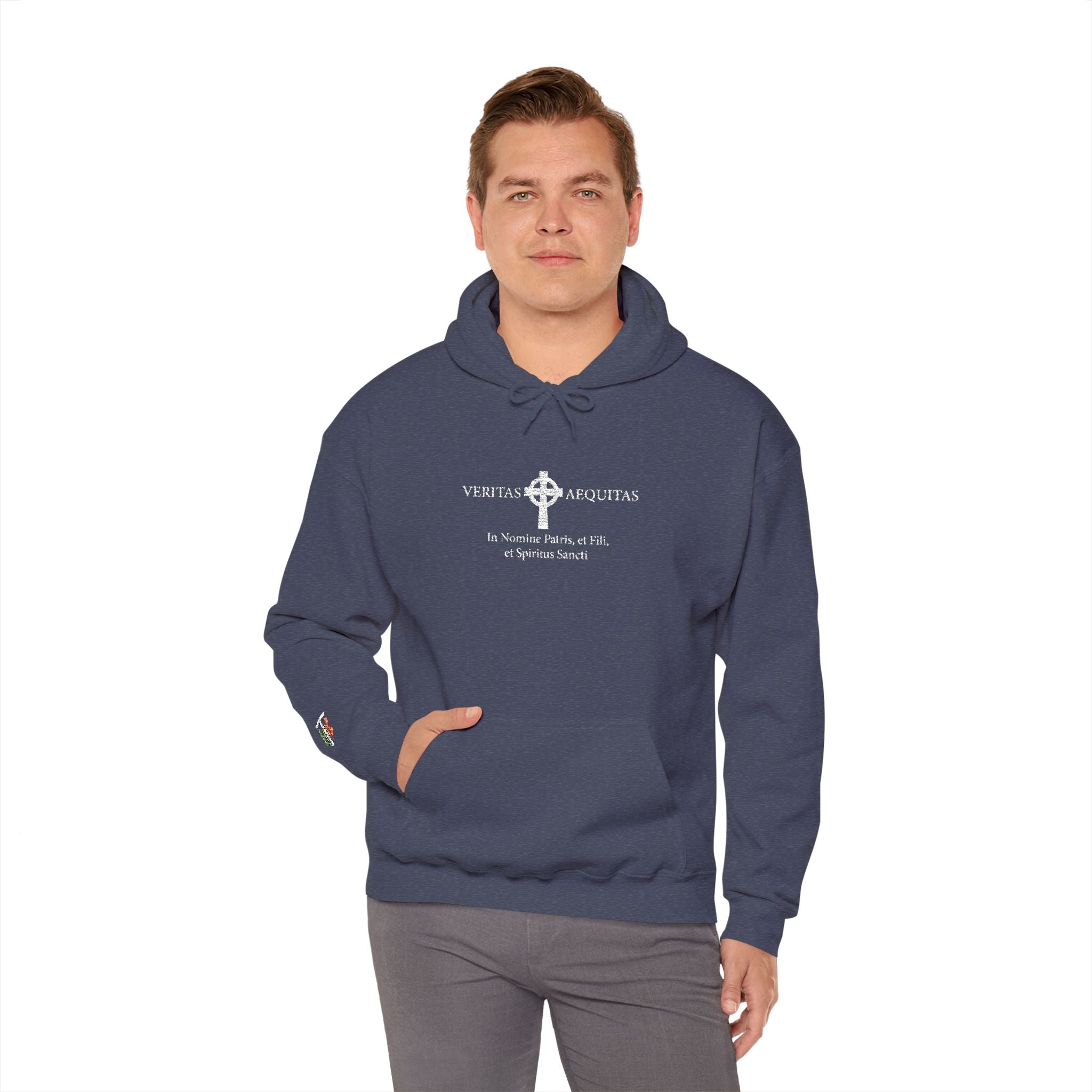 Veritas Aequitas. Embroidered Hoodie
