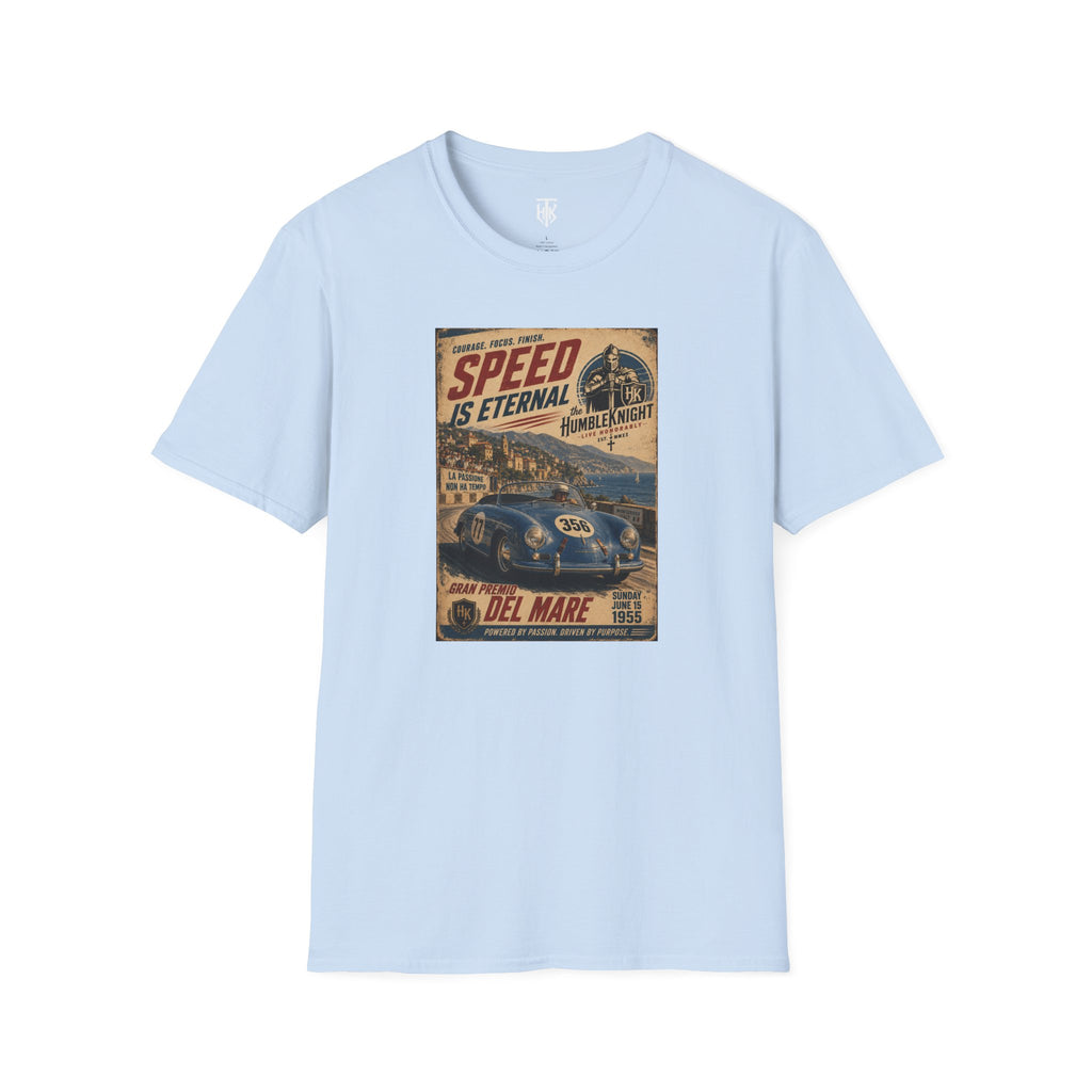 Vintage Racing T-Shirt — "Speed Is Eternal" Retro Race Car Tee