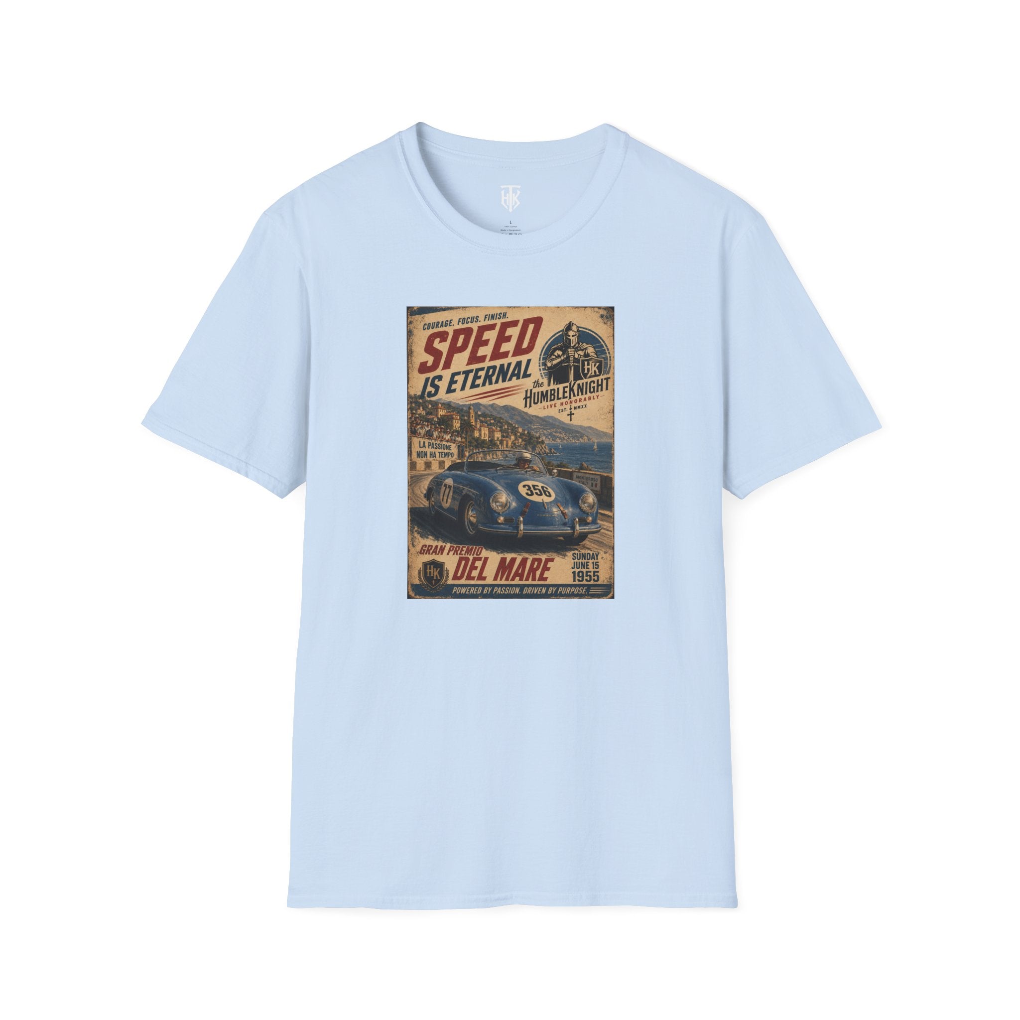 Vintage Racing T-Shirt — "Speed Is Eternal" Retro Race Car Tee