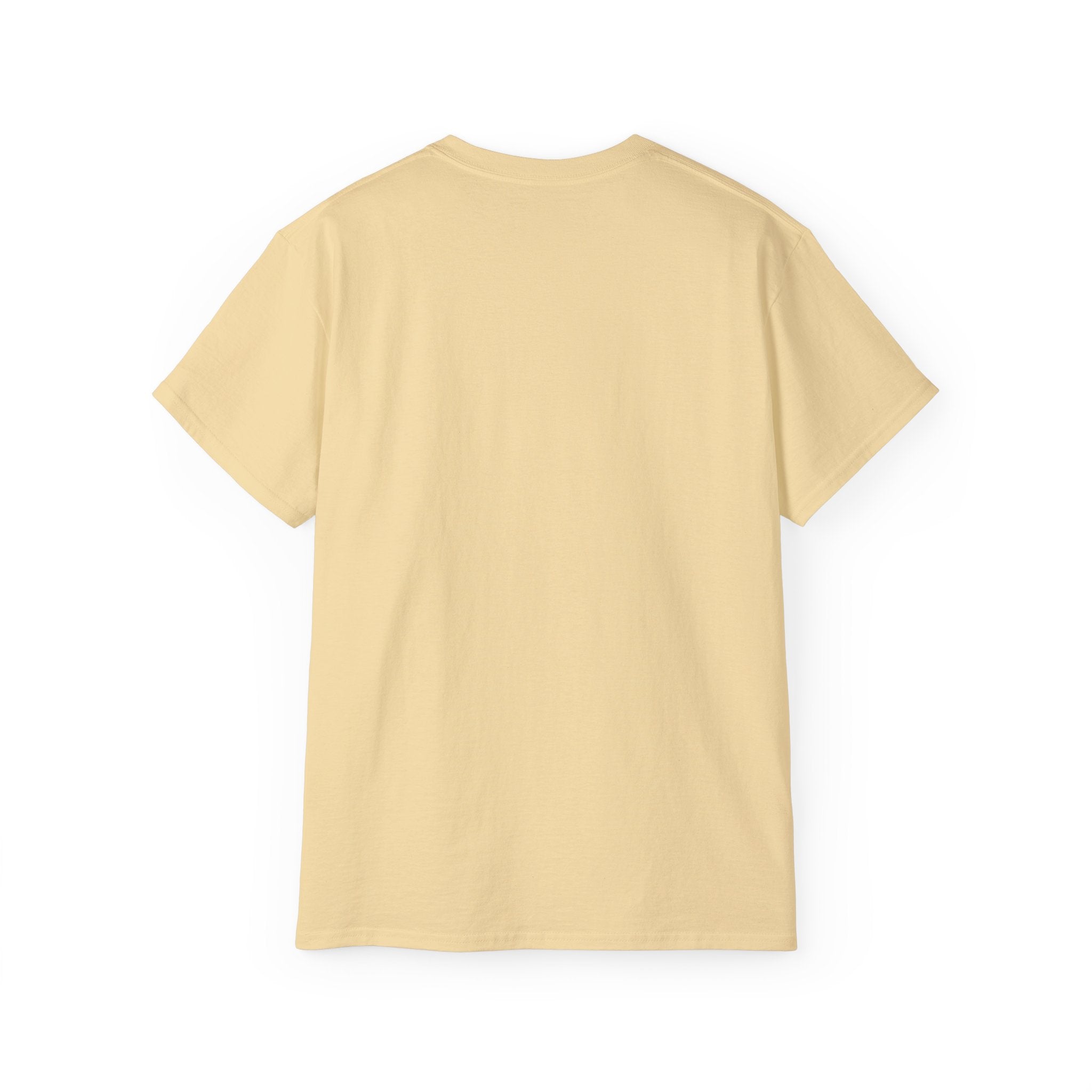 Shield Monogram Tee — Elegant Metallic Initials Graphic T-Shirt