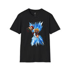 Graphic T-Shirt — Anime Girl Hammer Attack Design