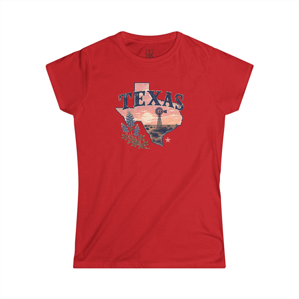 Texas Wildflower Vintage Women's Tee