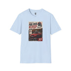 Racing Poster T-Shirt — "Pure Focus. Relentless." Vintage Car Graphic