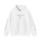 Veritas Aequitas "In Nomine Patris, et Filii, et Spiritus Sancti" Sleeve Scripture Pullover