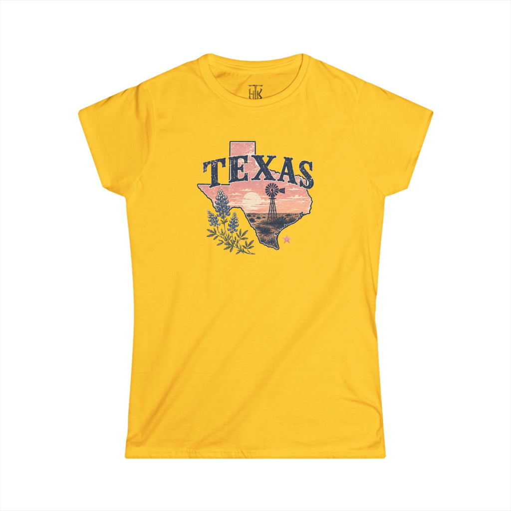 Texas Wildflower Vintage Women's Tee