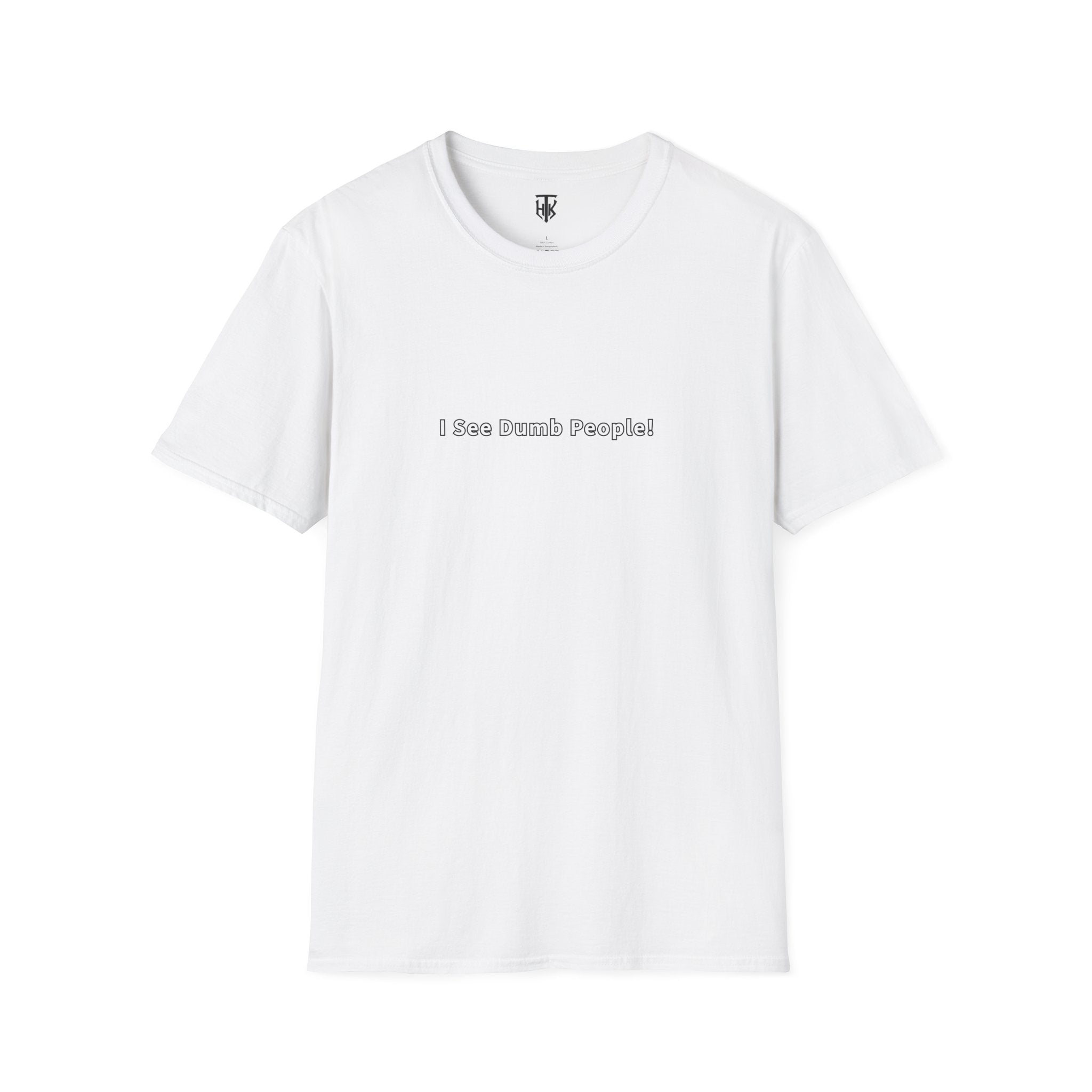 "I See Dumb People!" Minimalist Graphic Tee