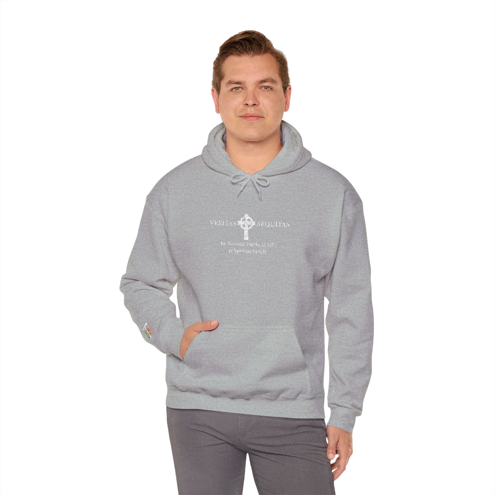 Veritas Aequitas. Embroidered Hoodie