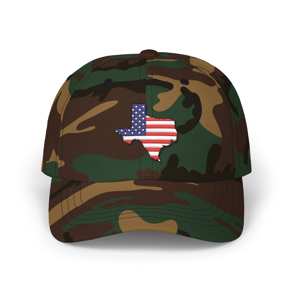 Texas Flag Dad Cap – American USA Lone Star Baseball Hat
