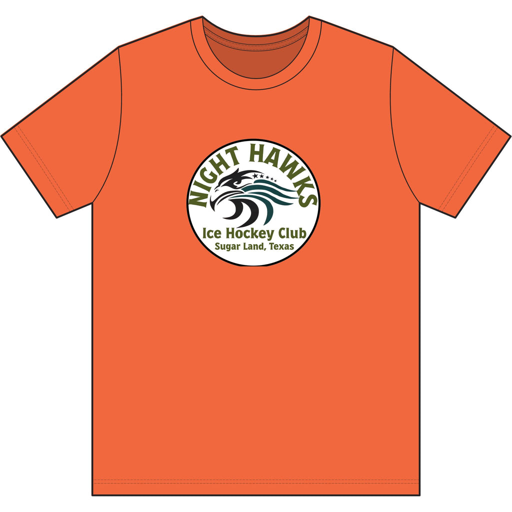 Night Hawks Ice Hockey Club Tee — Sugar Land, Texas Hockey T-Shirt