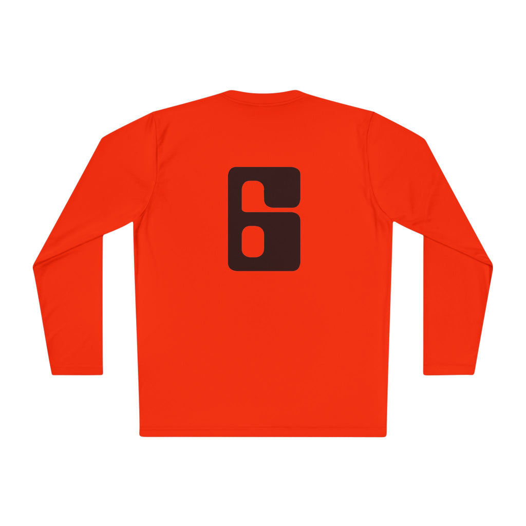 Jonathan E Number 6 moisture wicking long sleeve shirt