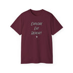 Explore Eat Repeat T-Shirt — Travel & Foodie Tee