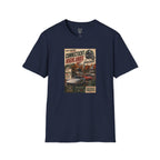 Connecticut Highlands Vintage Racing Tee — "Conn. Highlands" Retro Car Poster T-Shirt