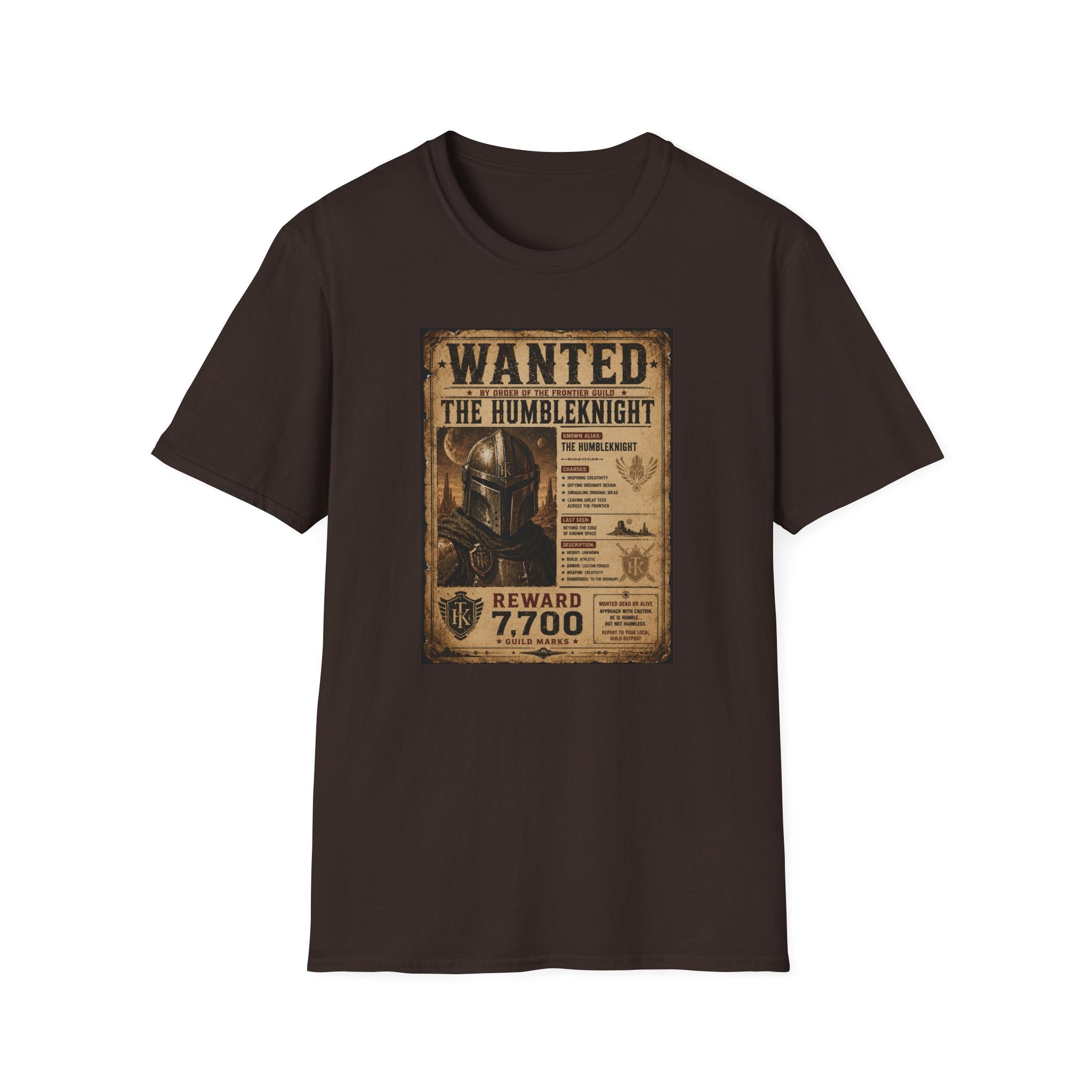 Wanted Poster 'The Humbleknight' T-Shirt