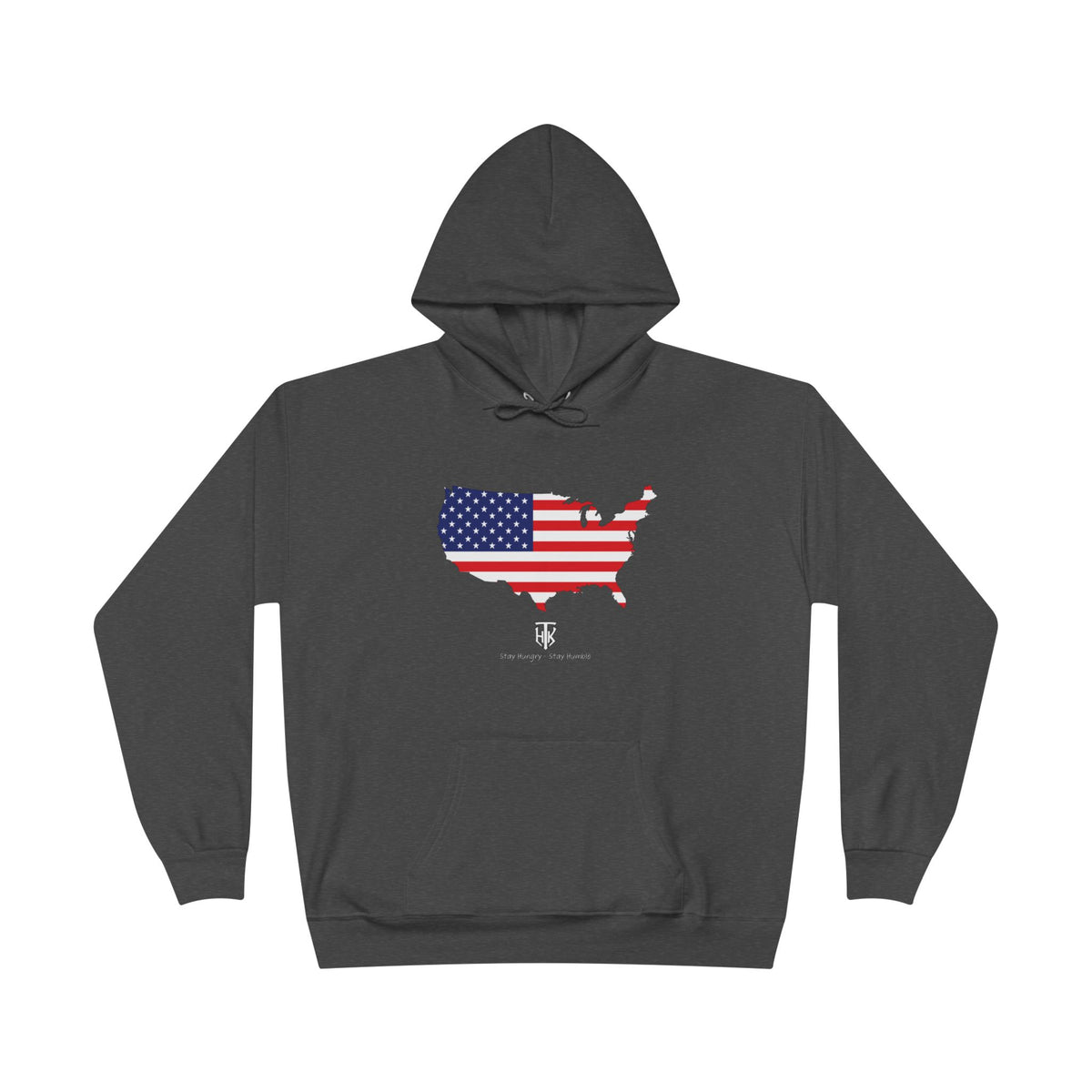 THK American Flag USA Map Hoodie