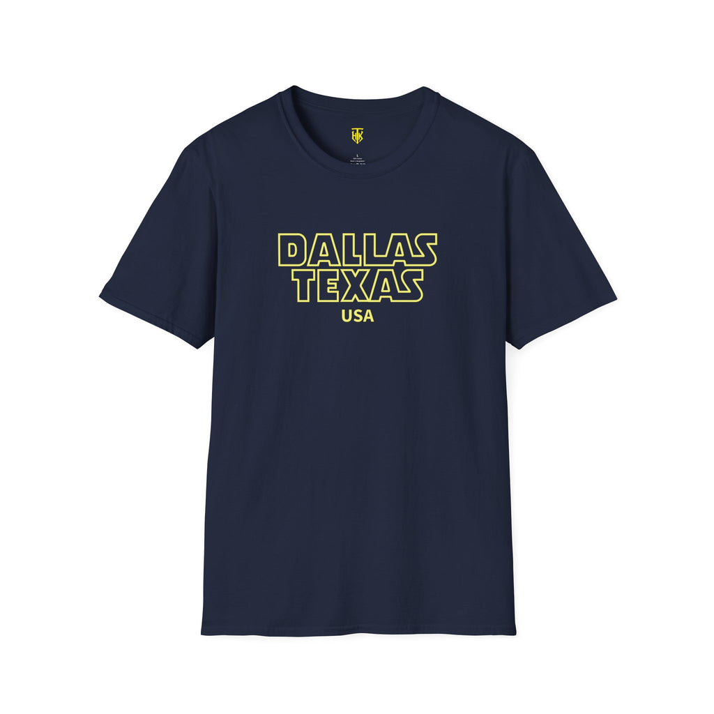 Dallas Texas USA T‑Shirt — Retro Block Letter City Tee