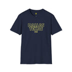 Dallas Texas USA T‑Shirt — Retro Block Letter City Tee