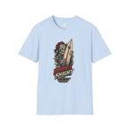 T‑Shirt — 'The Humble Knight' Skeleton Surfer Graphic Tee