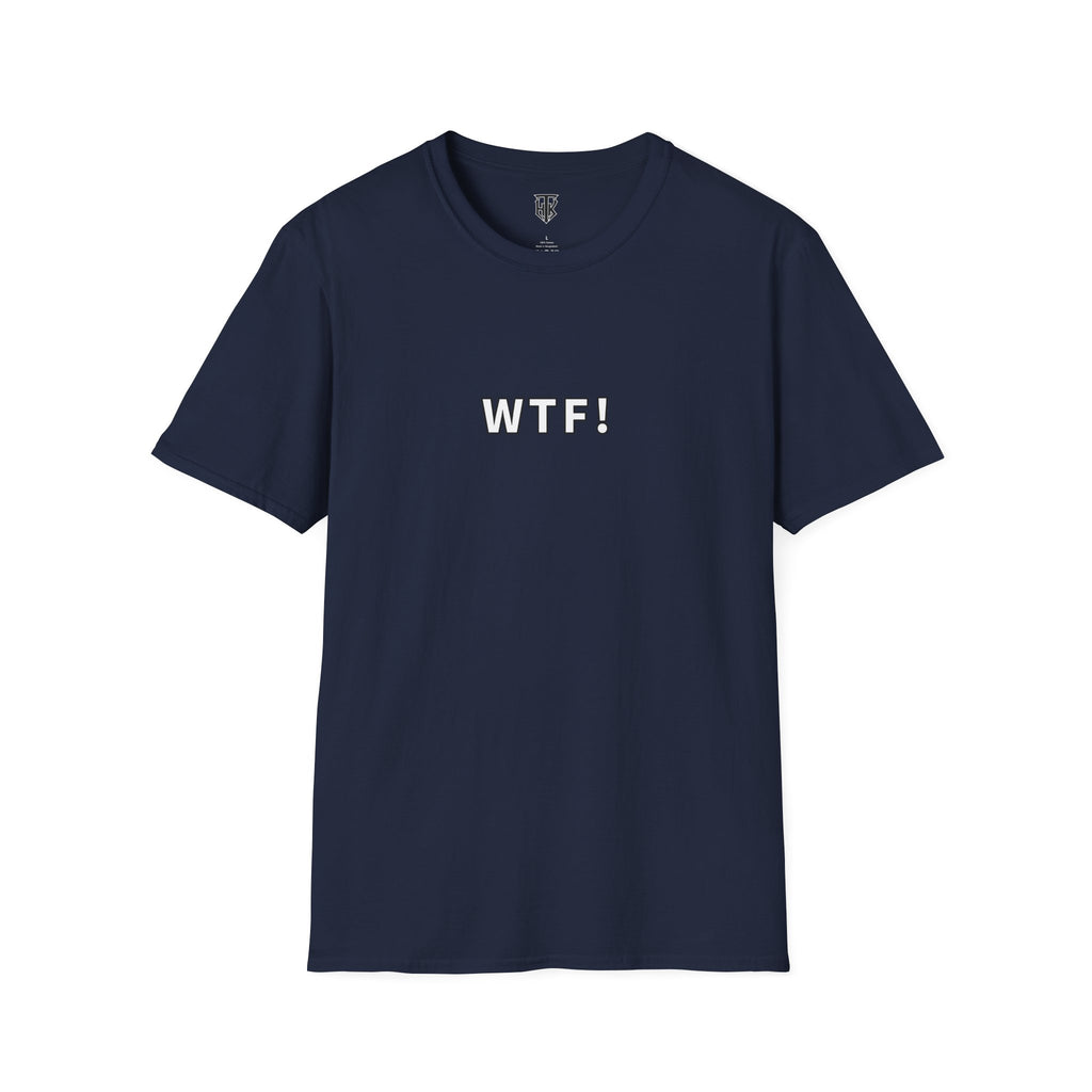 WTF! Graphic Tee — Funny Minimal Statement T-Shirt