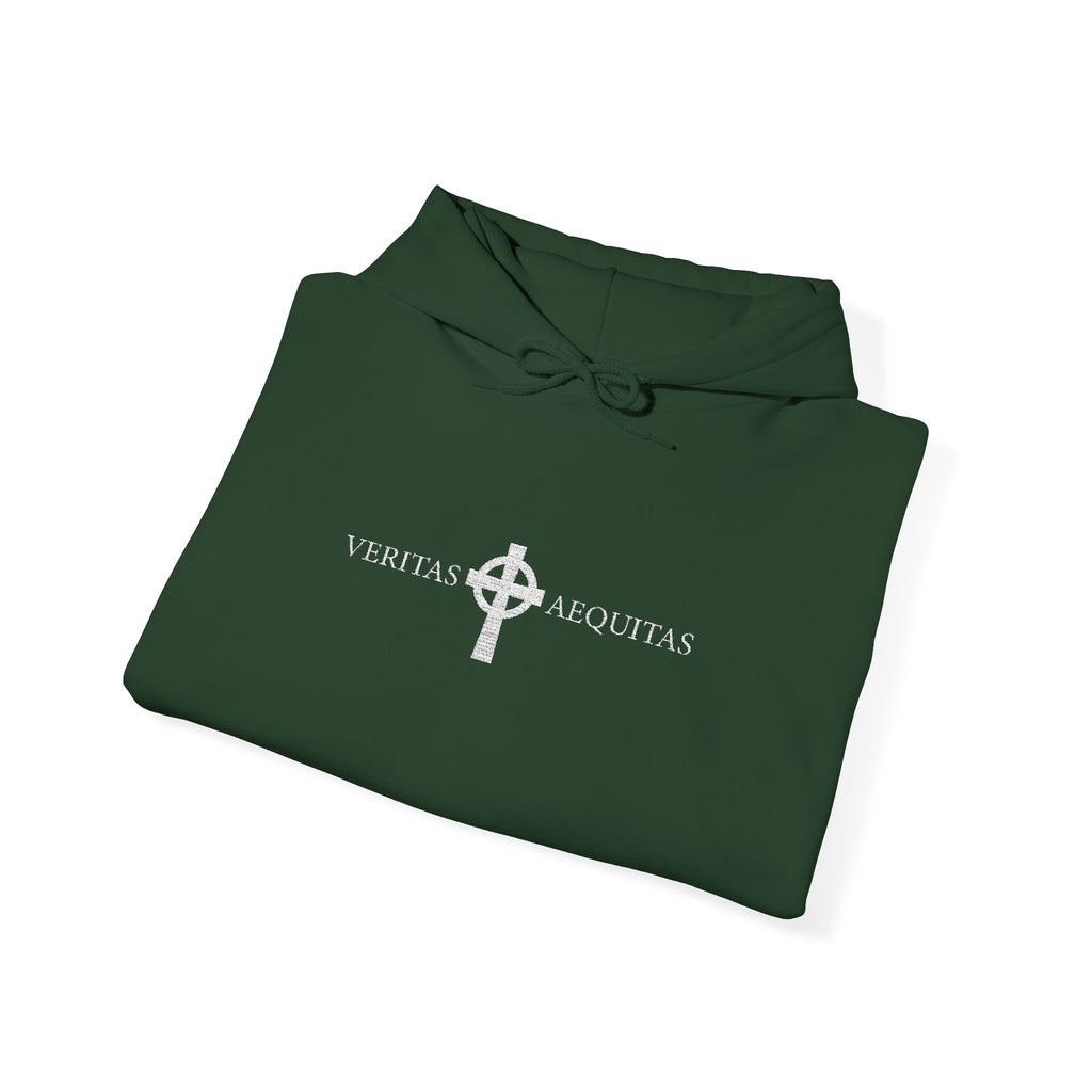 'Veritas Aequitas' Embroidered Streetwear Pullover
