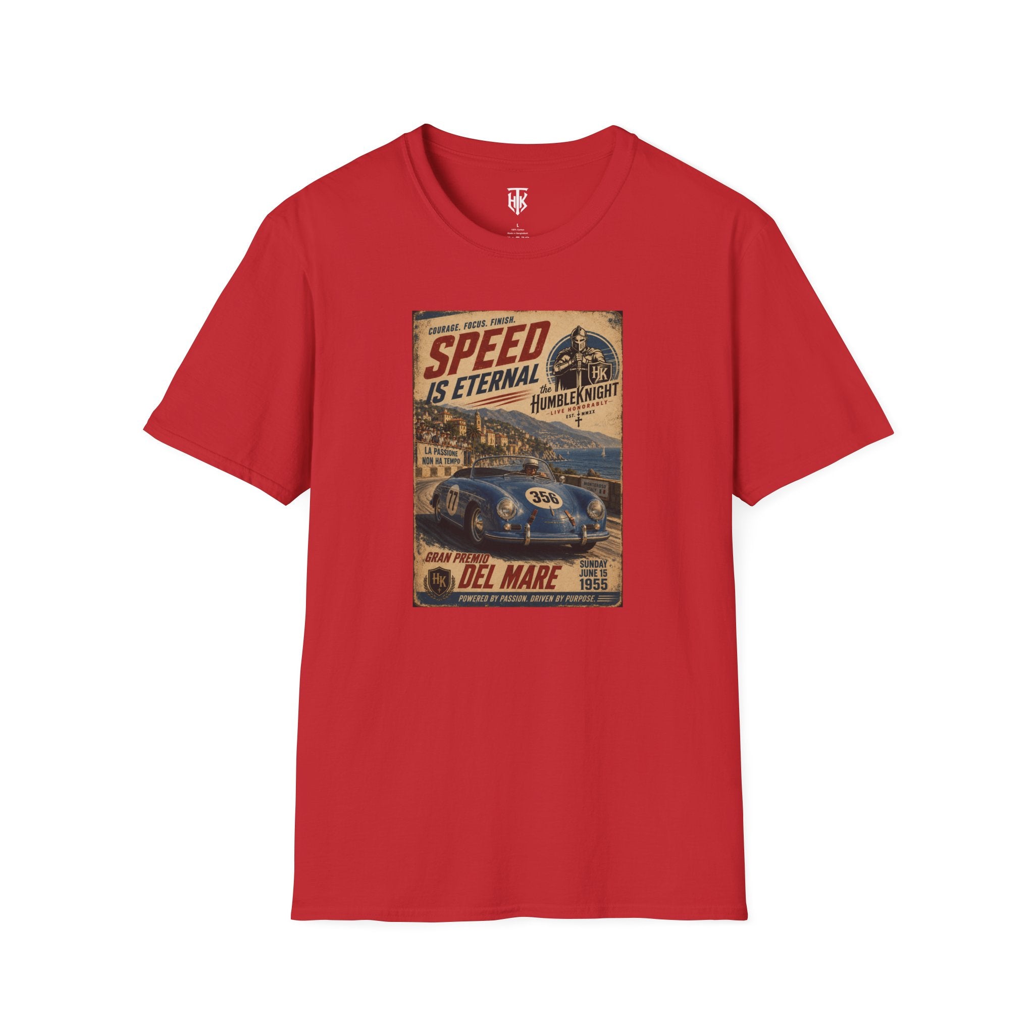 Vintage Racing T-Shirt — "Speed Is Eternal" Retro Race Car Tee