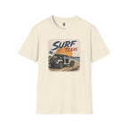 Surf Texas T‑Shirt — Retro Beach Jeep Graphic Tee