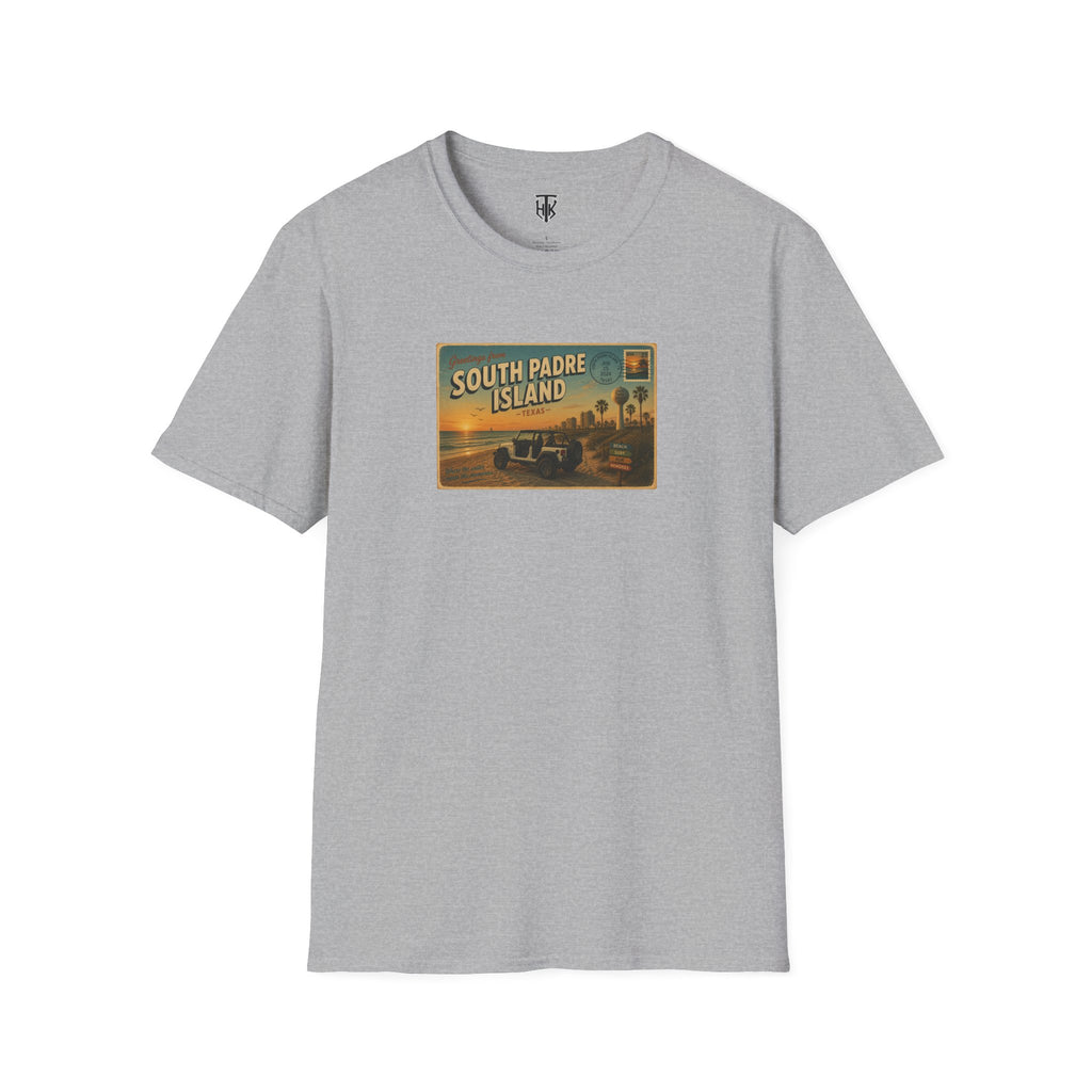 South Padre Island Postcard Vintage Beach T-Shirt
