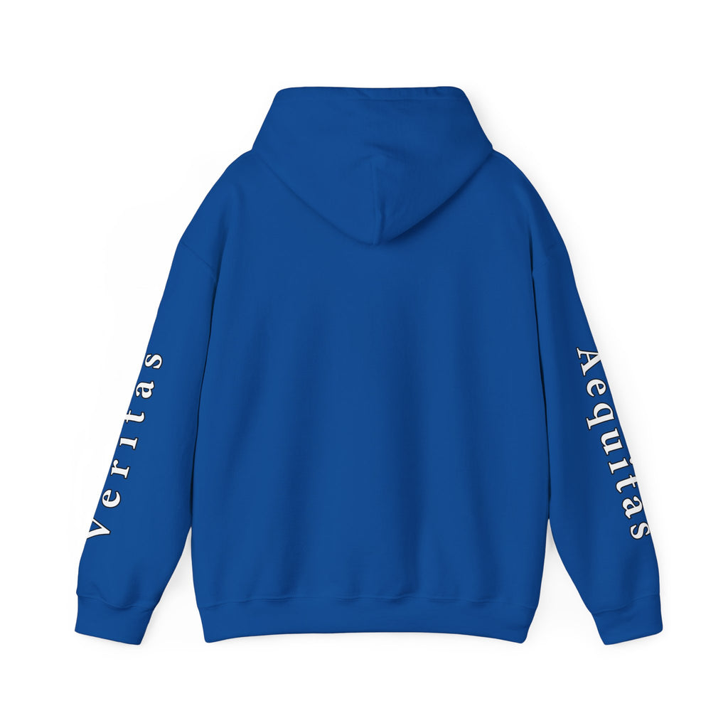 Veritas Aequitas "In Nomine Patris, et Filii, et Spiritus Sancti" Sleeve Scripture Pullover