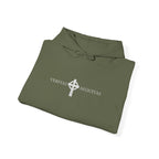 'Veritas Aequitas' Embroidered Streetwear Pullover