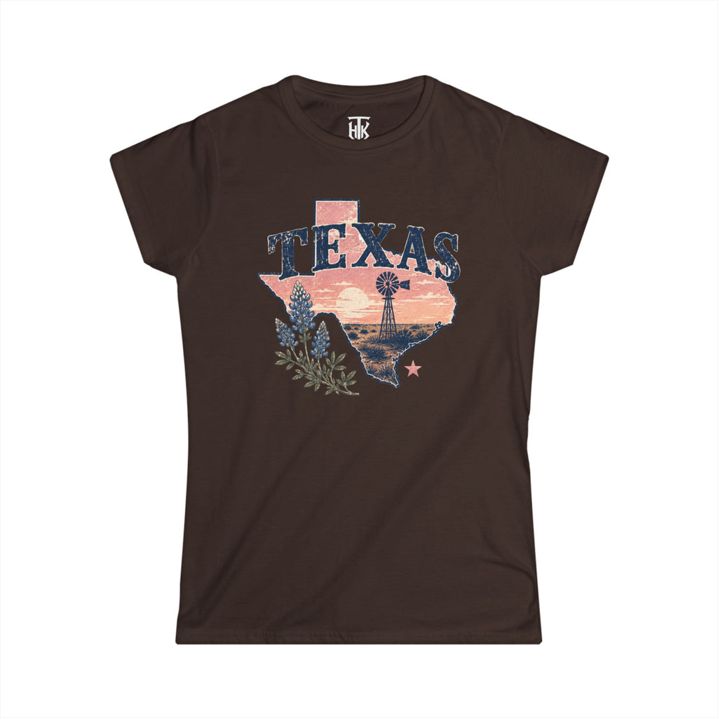Texas Wildflower Vintage Women's Tee