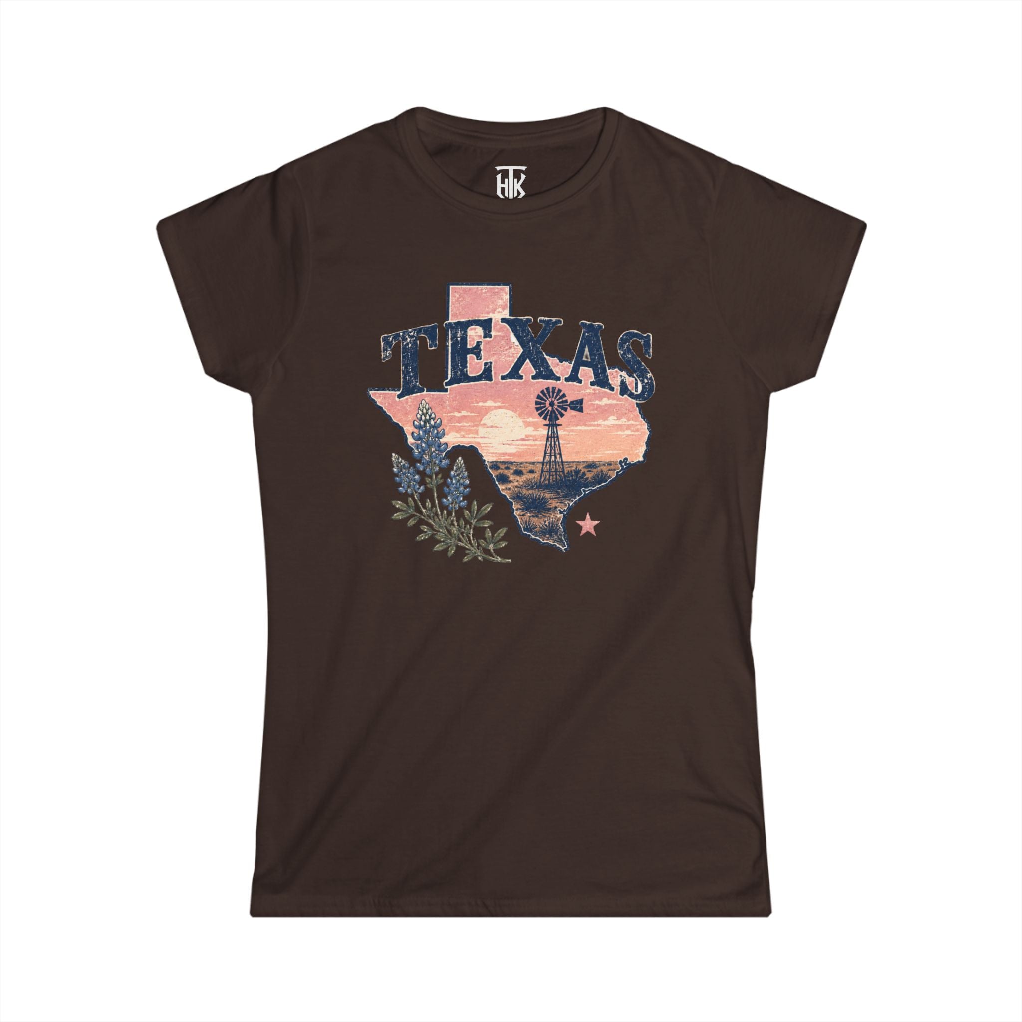 Texas Wildflower Vintage Women's Tee
