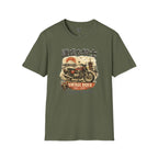 Vintage Japanese Motorcycle T-Shirt — '謙虚な騎士' Vintage Rider Graphic
