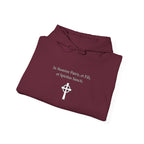 Veritas Aequitas "In Nomine Patris, et Filii, et Spiritus Sancti" Sleeve Scripture Pullover