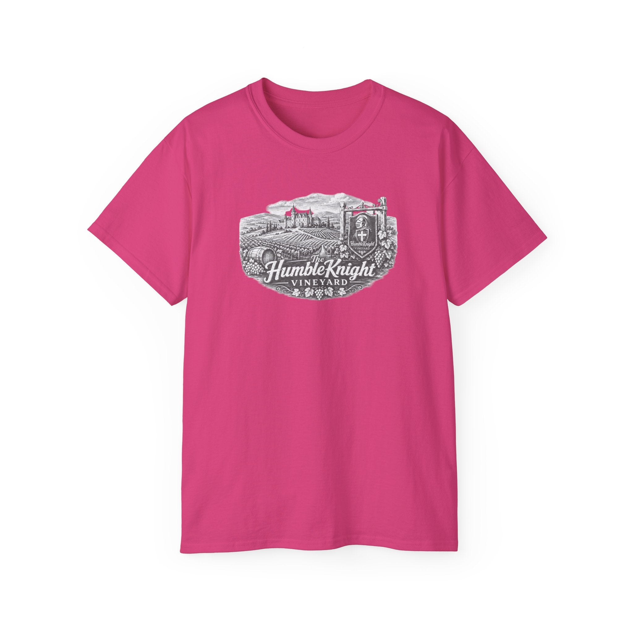 Humble Knight Vineyard Tee — Vintage Winery Graphic T-Shirt