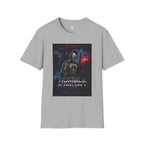 "The Humble Knight" Retro Sci‑Fi Armor Poster Tee