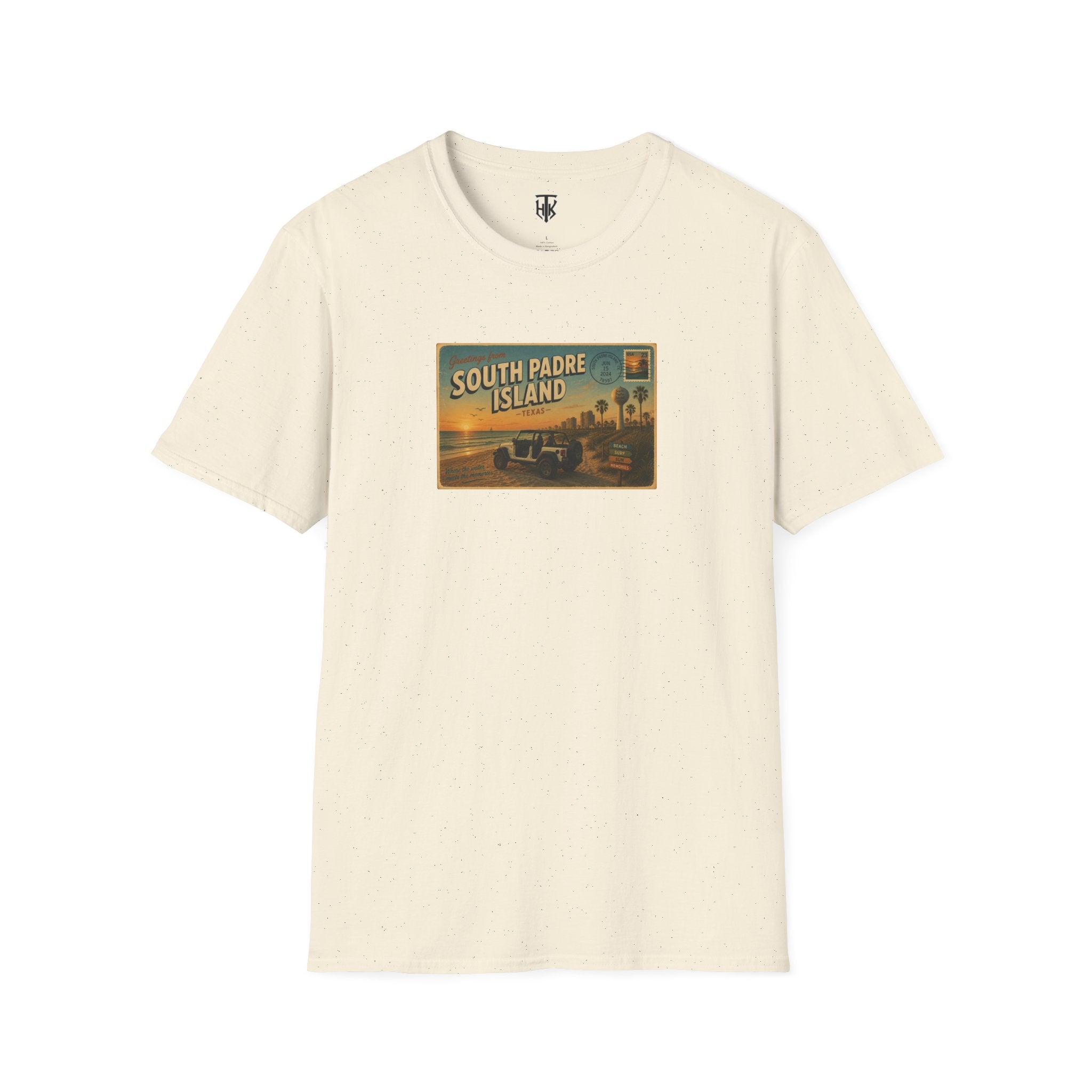 South Padre Island Postcard Vintage Beach T-Shirt