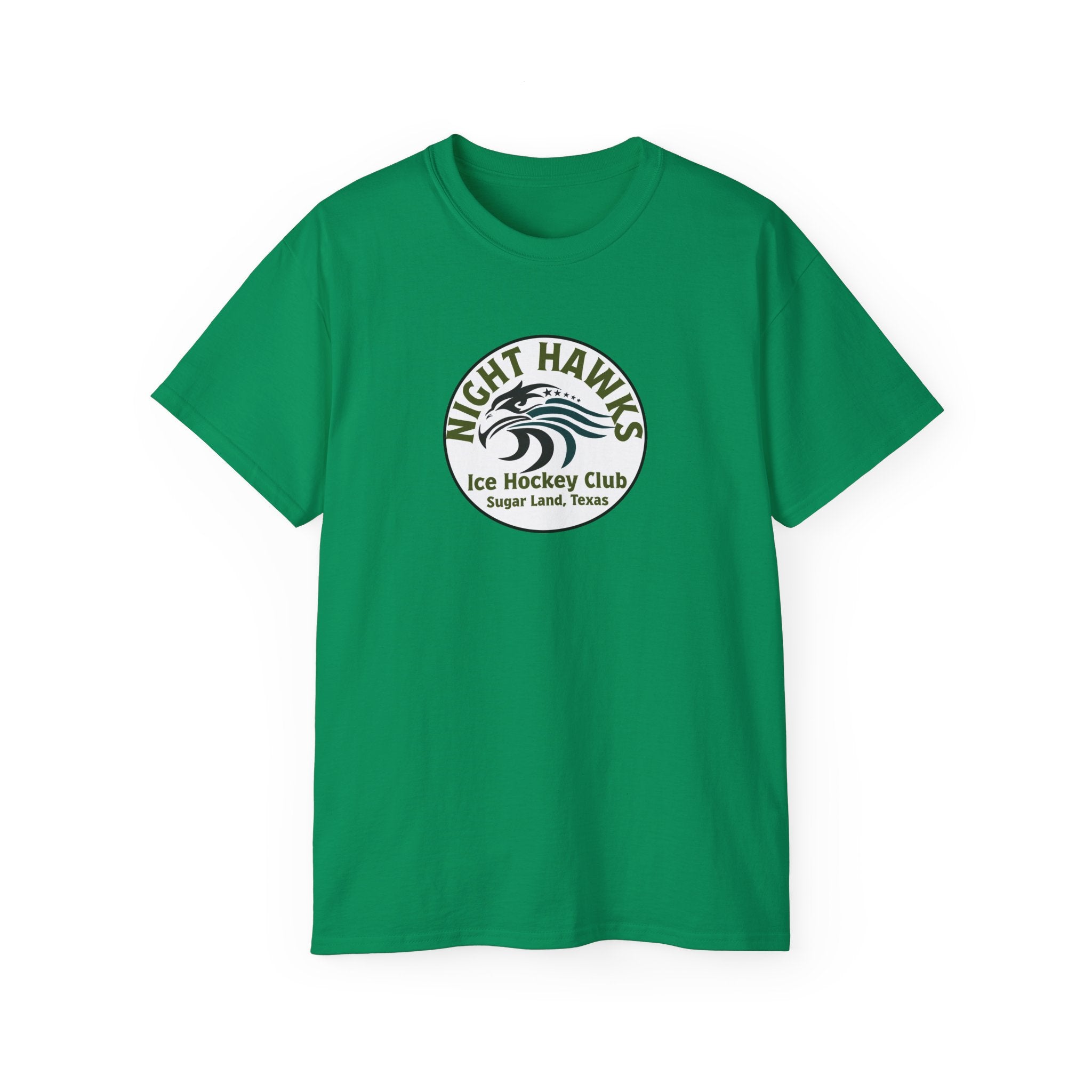 Night Hawks Ice Hockey Club Tee — Sugar Land, Texas Vintage Logo