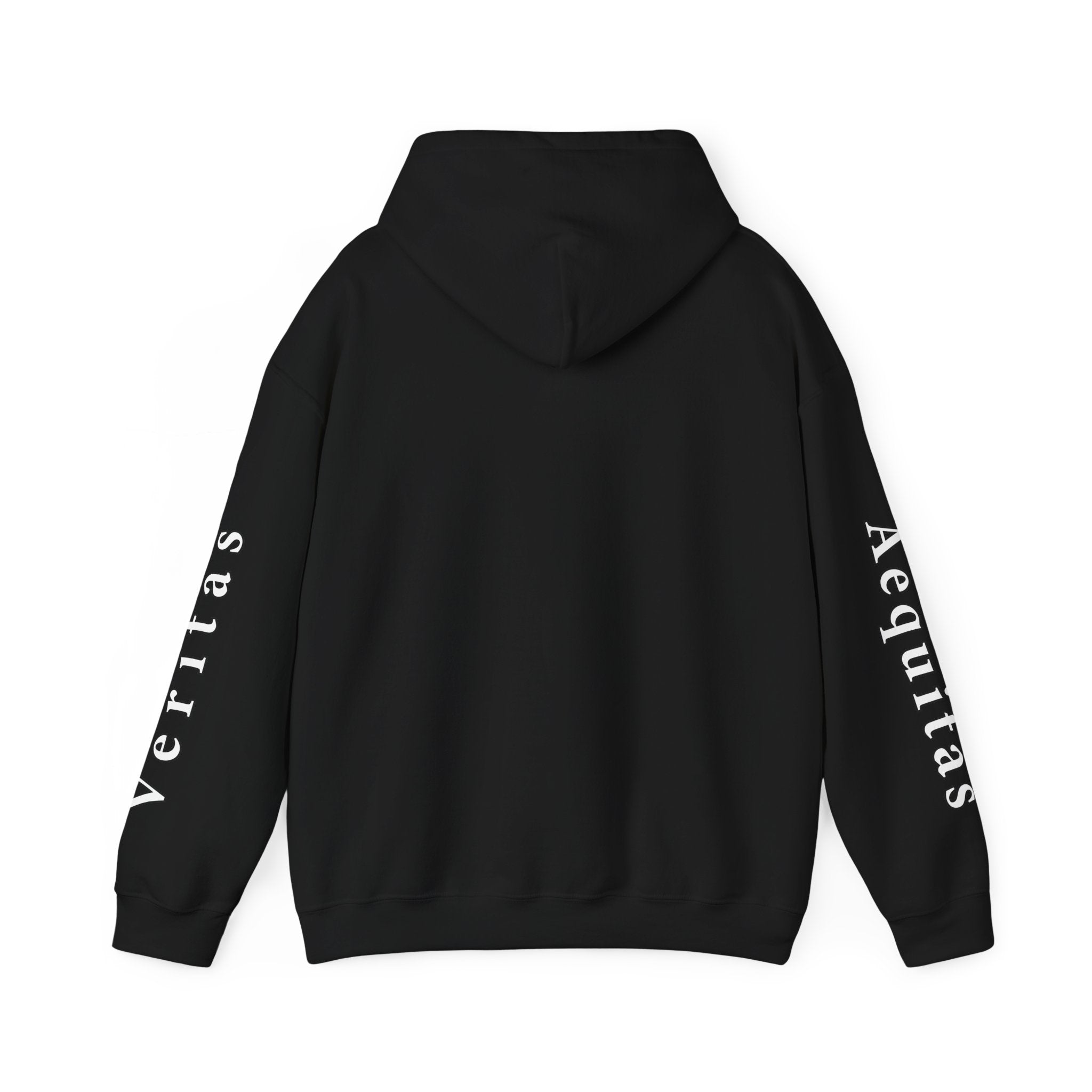 Veritas Aequitas "In Nomine Patris, et Filii, et Spiritus Sancti" Sleeve Scripture Pullover