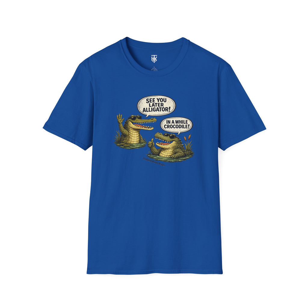 "See You Later Alligator / In A While Crocodile" Retro Graphic Tee