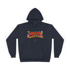 Houston Skyline Hoodie — Vintage Comic Book Design