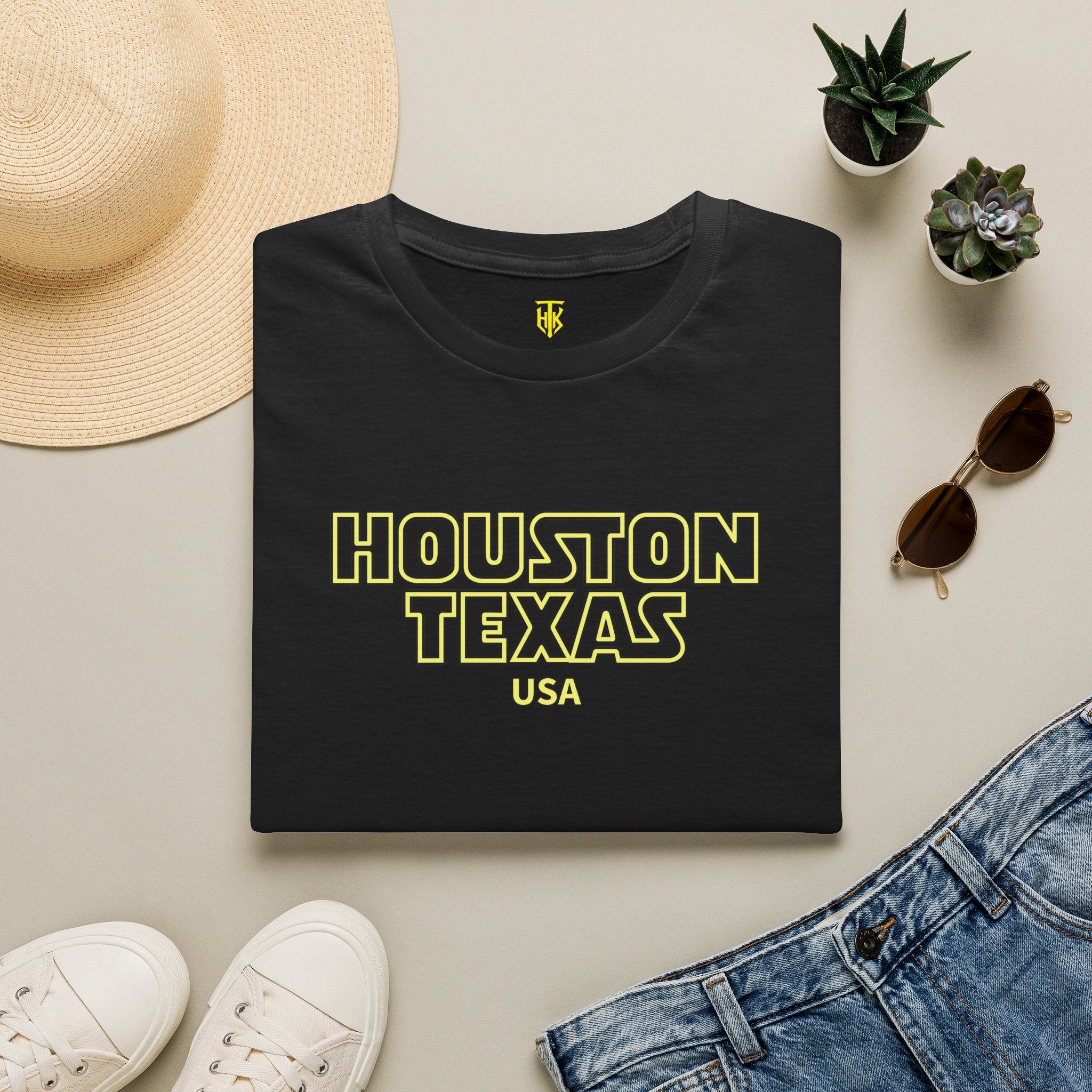 Houston Texas USA Retro Graphic T-Shirt