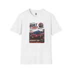 Built to Conquer Racing T-Shirt — Midnight Run Vintage Car Graphic