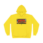 Houston Skyline Hoodie — Vintage Comic Book Design