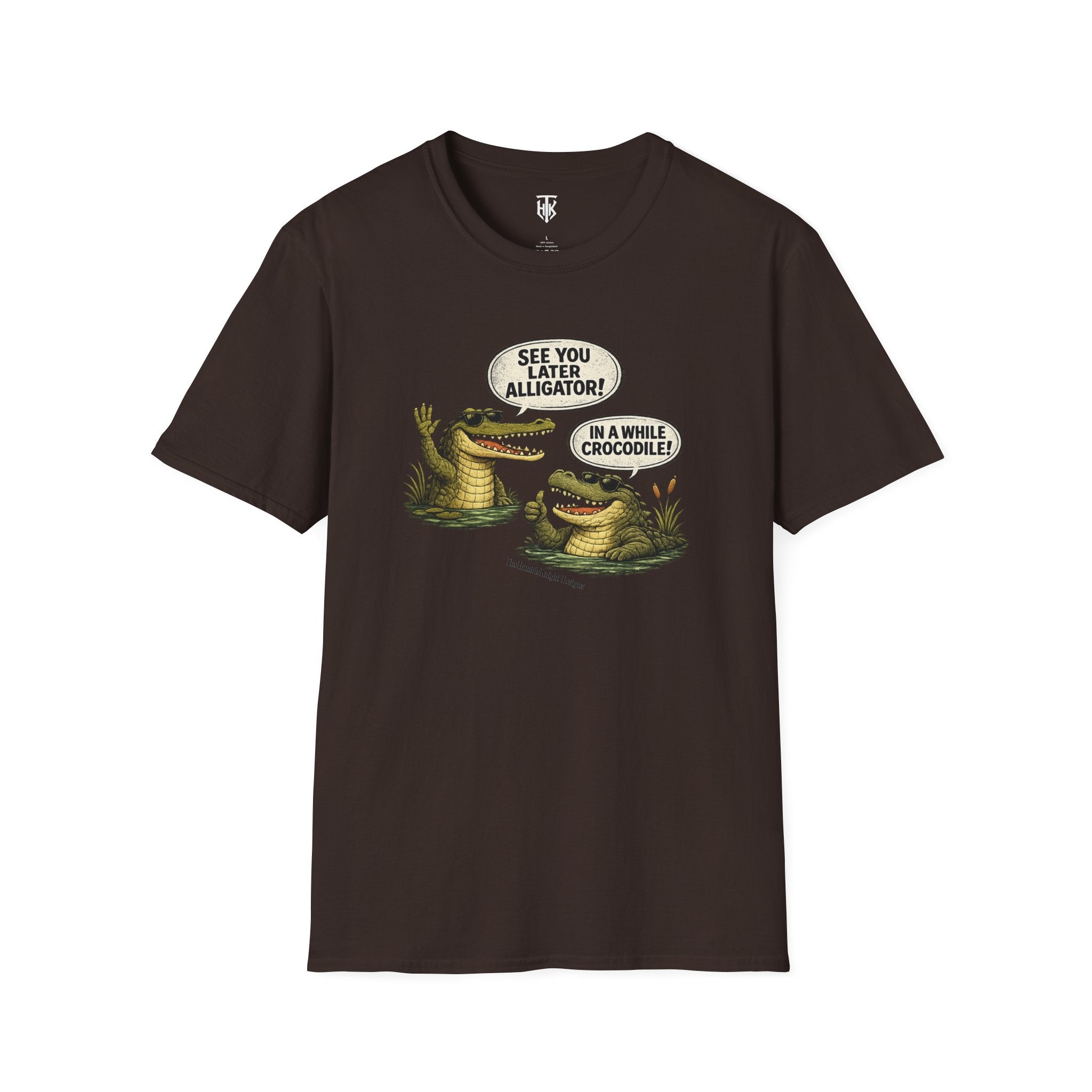 "See You Later Alligator / In A While Crocodile" Retro Graphic Tee