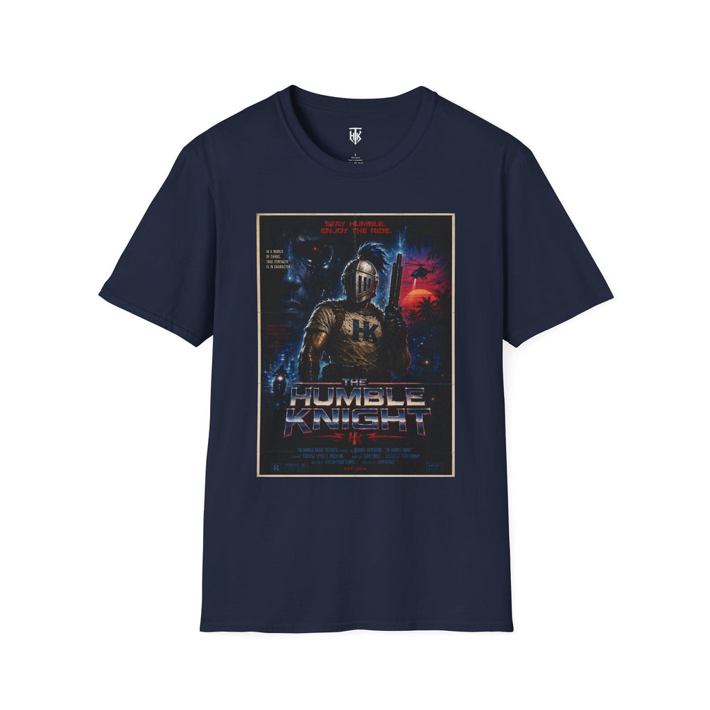 "The Humble Knight" Retro Sci‑Fi Armor Poster Tee