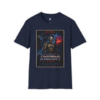 "The Humble Knight" Retro Sci‑Fi Armor Poster Tee