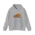 Surf Crew Vintage Sunset Hoodie — Beach Surfing Graphic Pullover
