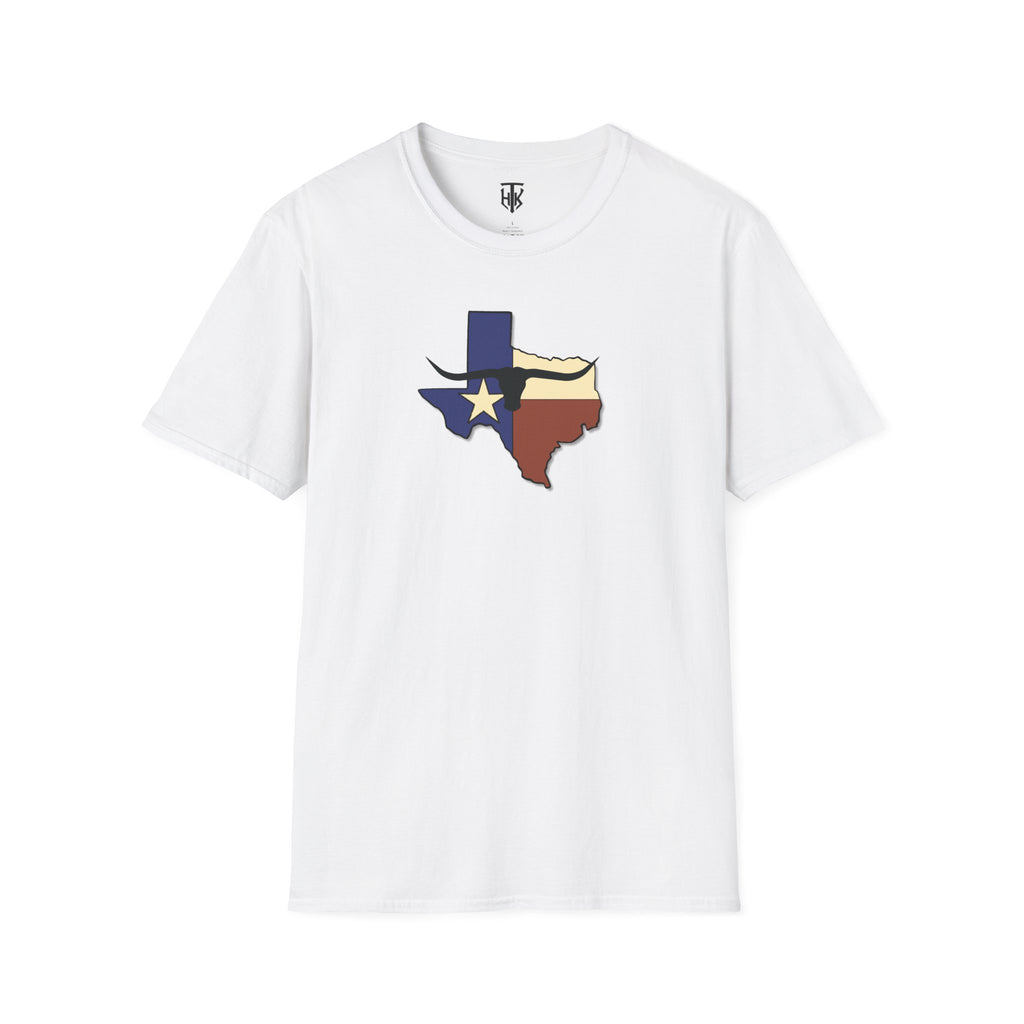 Texas Flag Outline T‑Shirt — Lone Star State Map Tee