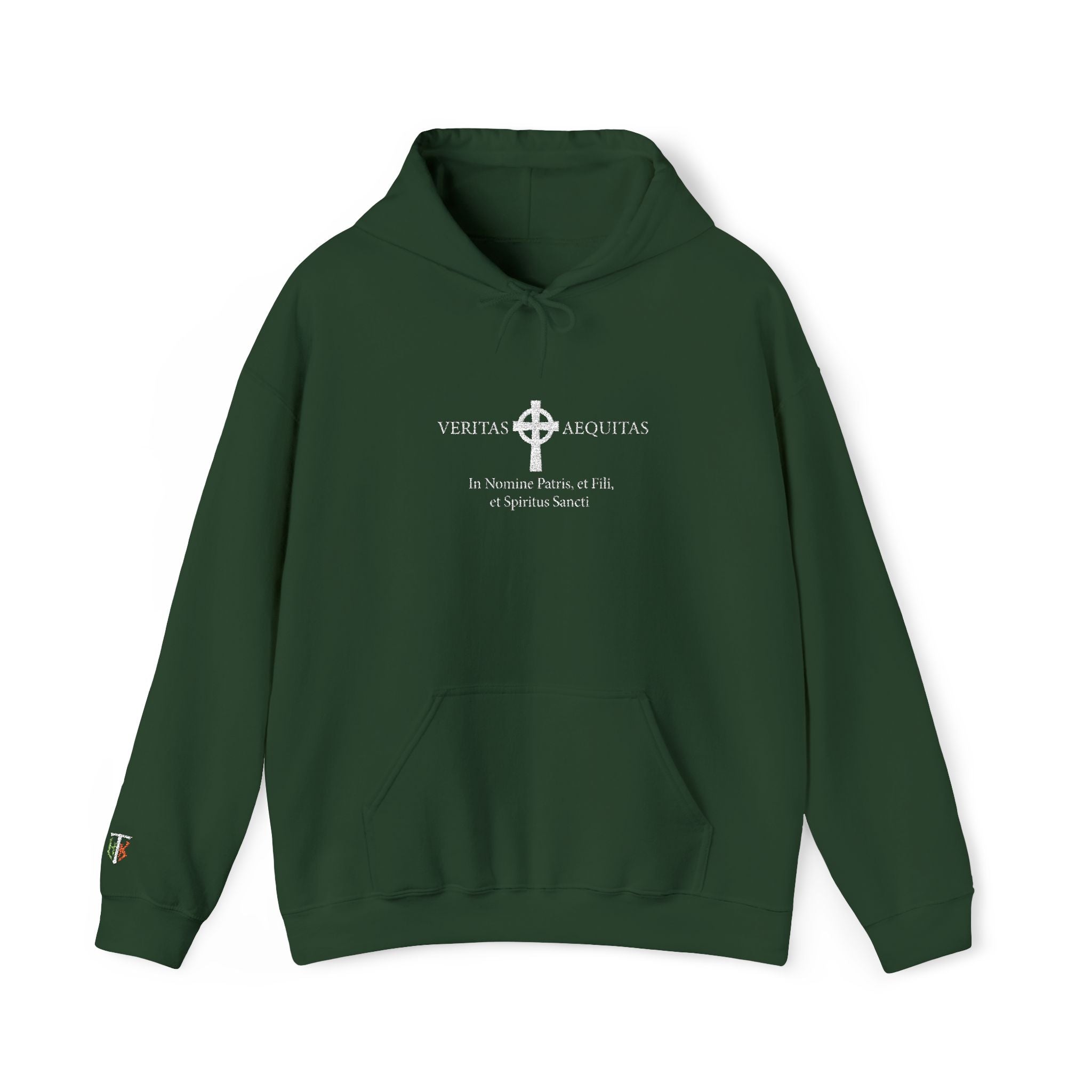 Veritas Aequitas. Embroidered Hoodie